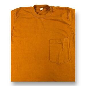 Vintage Orange Yellow Single Stitch T Shirt Size Small